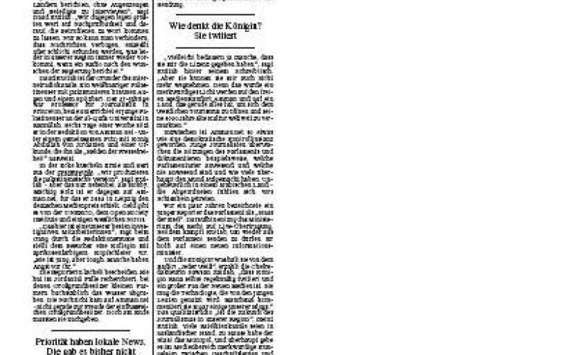 أكبر صحيفة ألمانية تشيد بعمان نت وتعتبرها " أمرا نادرا في العالم العربي"